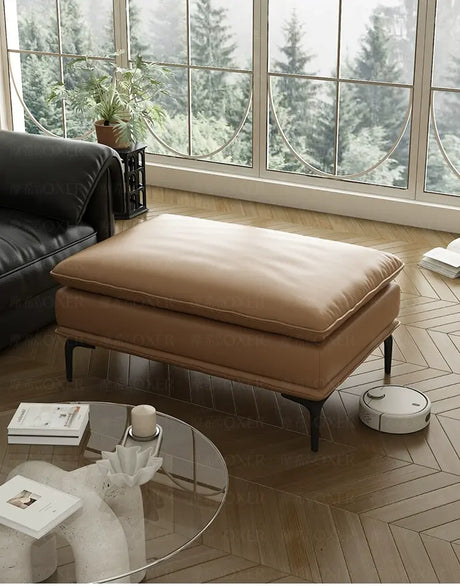 MOXER Caledonia Luxurious Compact Low Stool Footstool from MOXER