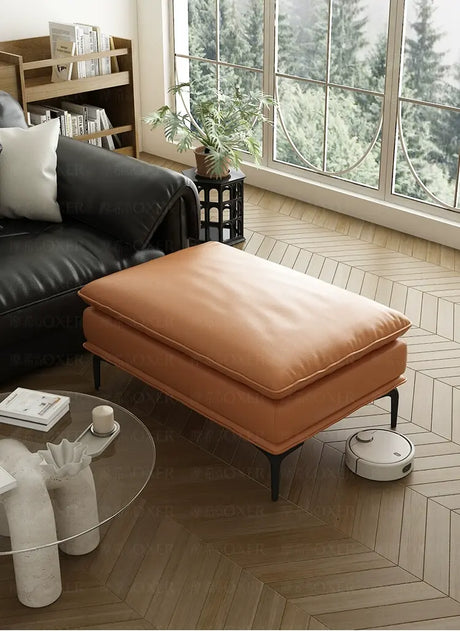 MOXER Caledonia Luxurious Compact Low Stool Footstool from MOXER
