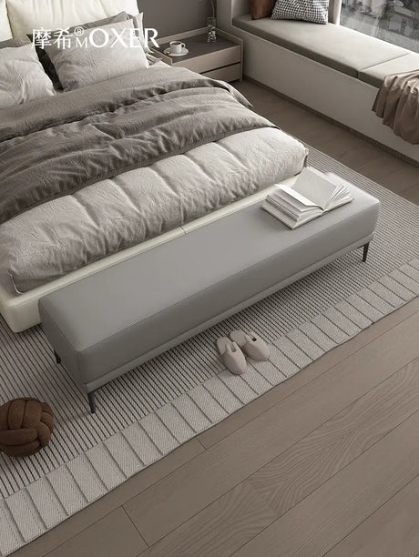 MOXER Elowen Chic Leather Bedside Bench from MOXER