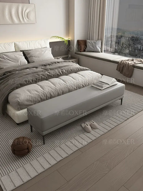 MOXER Elowen Chic Leather Bedside Bench from MOXER