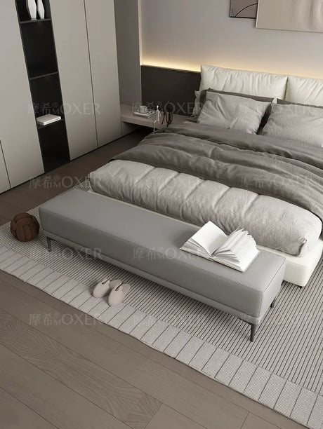 MOXER Elowen Chic Leather Bedside Bench from MOXER