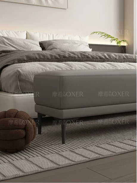 MOXER Elowen Chic Leather Bedside Bench from MOXER