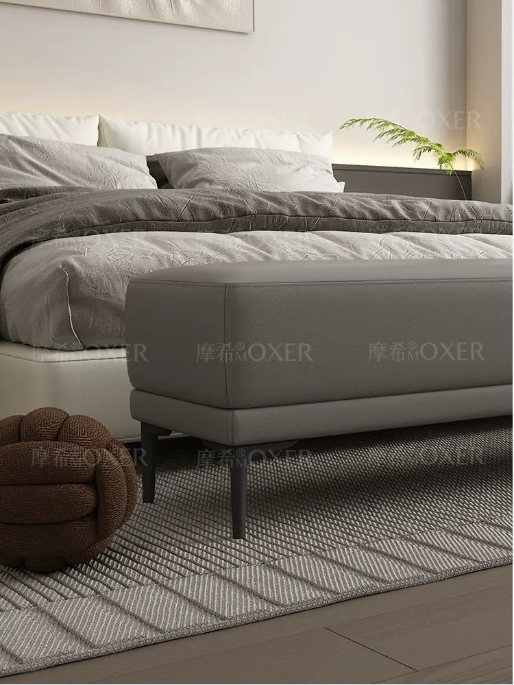 MOXER Elowen Chic Leather Bedside Bench from MOXER