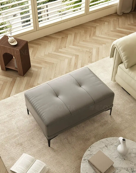 MOXER Elowen Luxe Solid Wood Latex Footstool from MOXER