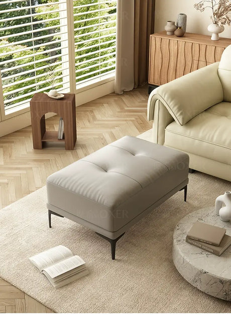 MOXER Elowen Luxe Solid Wood Latex Footstool from MOXER