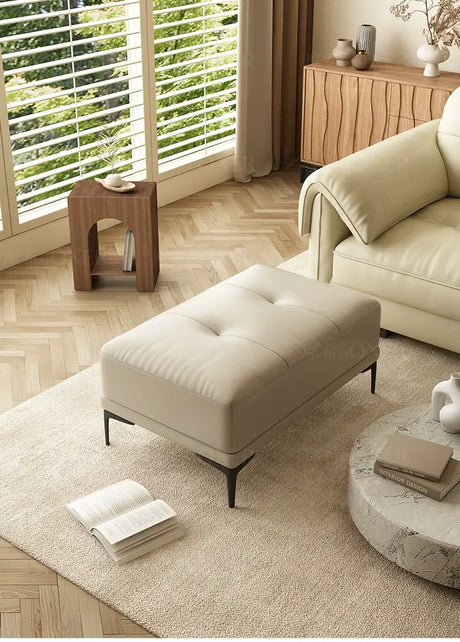 MOXER Elowen Luxe Solid Wood Latex Footstool from MOXER