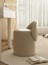 MOXER Elowen Luxurious Leather Makeup Stool from MOXER