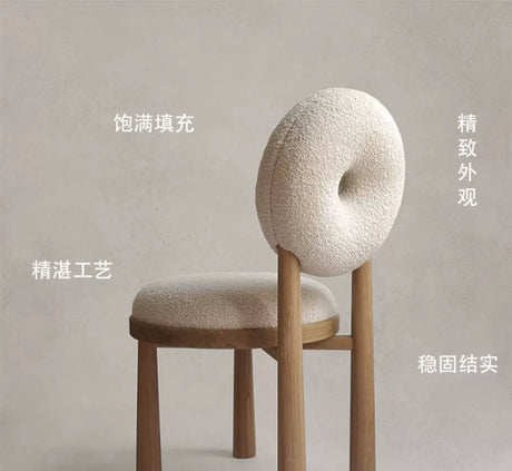 MOXER Elowen Minimalist Fabric Dining Chair from MOXER