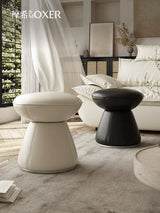 MOXER Elowen Premium Swivel Solid Wood Makeup Stool from MOXER