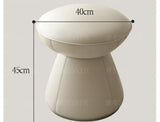 MOXER Elowen Premium Swivel Solid Wood Makeup Stool from MOXER