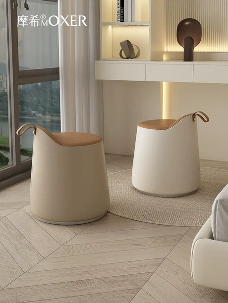 MOXER Ikebana Elegant Cream Makeup Stool from MOXER