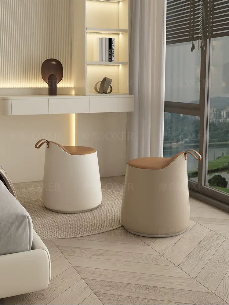 MOXER Ikebana Elegant Cream Makeup Stool from MOXER