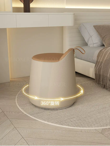 MOXER Ikebana Elegant Cream Makeup Stool from MOXER