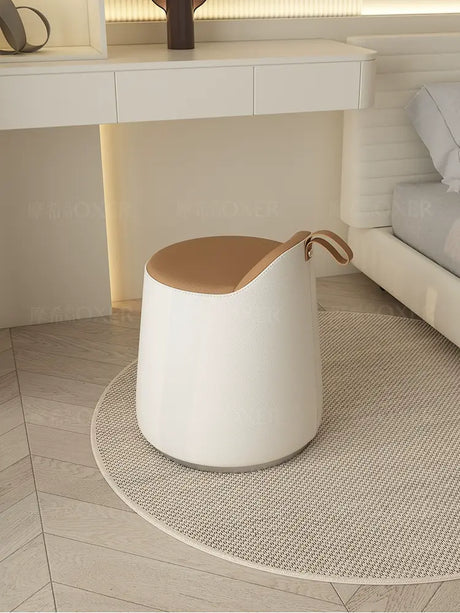 MOXER Ikebana Elegant Cream Makeup Stool from MOXER