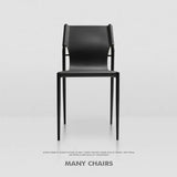 MOXER Iskandar Luxe Saddle Leather Dining Chair from MOXER