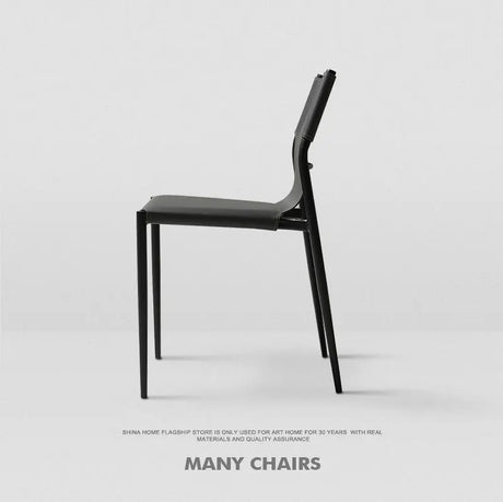 MOXER Iskandar Luxe Saddle Leather Dining Chair from MOXER