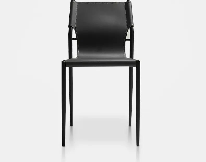 MOXER Iskandar Luxe Saddle Leather Dining Chair from MOXER