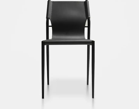 MOXER Iskandar Luxe Saddle Leather Dining Chair from MOXER