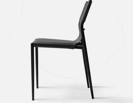 MOXER Iskandar Luxe Saddle Leather Dining Chair from MOXER