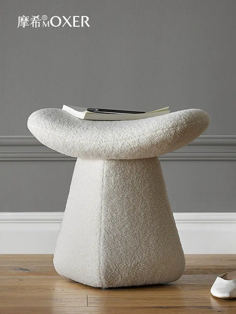 MOXER Isola Chic Leather Dressing Stool from MOXER