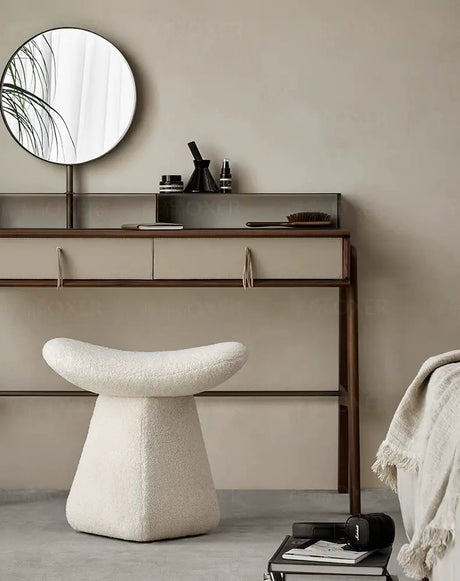 MOXER Isola Chic Leather Dressing Stool from MOXER