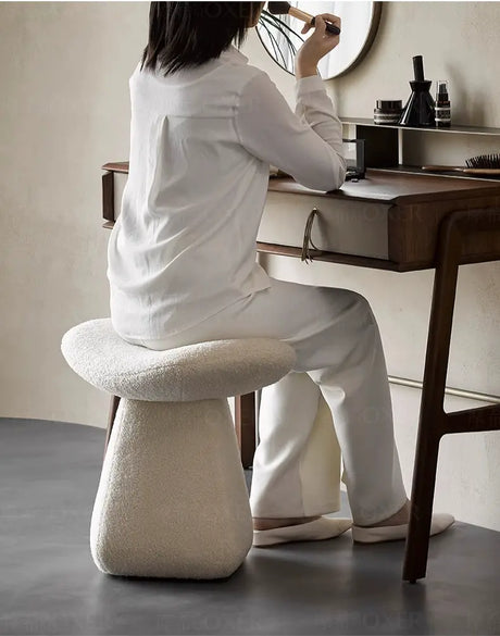 MOXER Isola Chic Leather Dressing Stool from MOXER