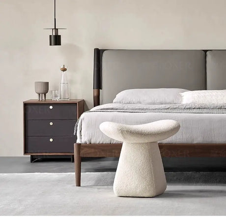 MOXER Isola Chic Leather Dressing Stool from MOXER
