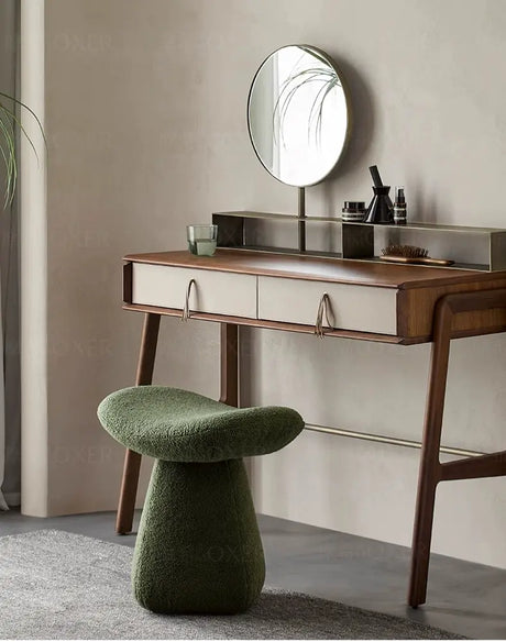 MOXER Isola Chic Leather Dressing Stool from MOXER