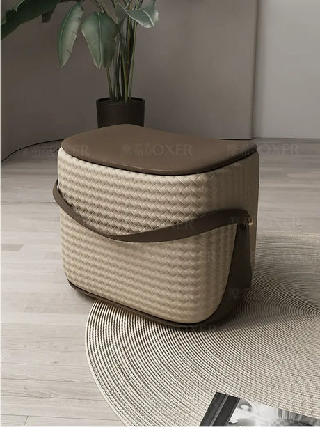 MOXER Isolde Elegant Solid Wood Footstool from MOXER