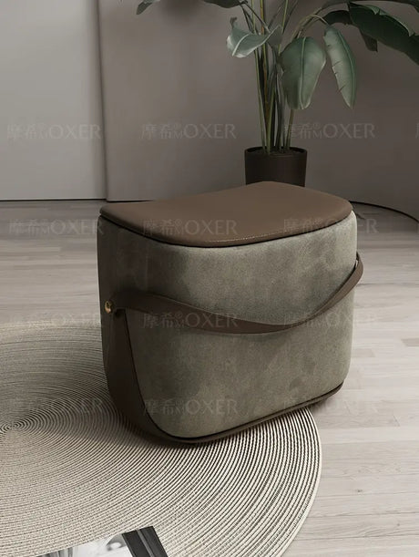 MOXER Isolde Elegant Solid Wood Footstool from MOXER