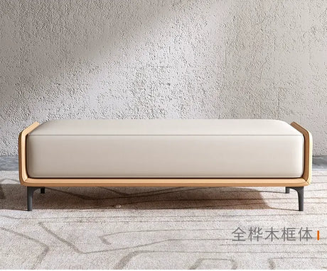 MOXER Isolde Modern Simple Leather Bench from MOXER