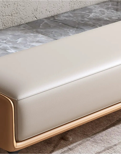 MOXER Isolde Modern Simple Leather Bench from MOXER