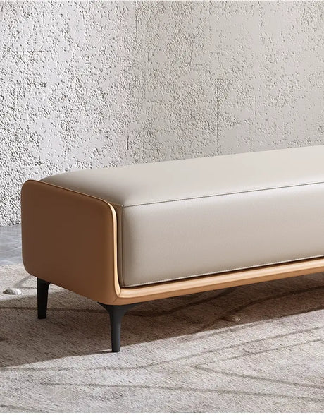 MOXER Isolde Modern Simple Leather Bench from MOXER
