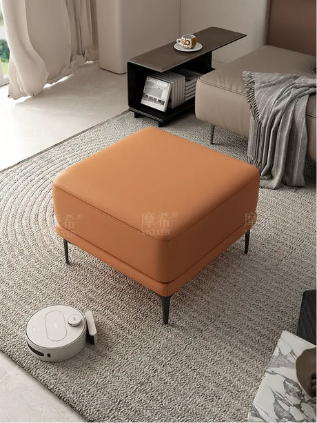 MOXER Juniper High-End Leather Footstool from MOXER