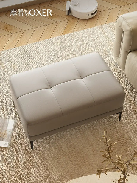 MOXER Juniper Solid Wood Footrest Compact Living Room Stool from MOXER
