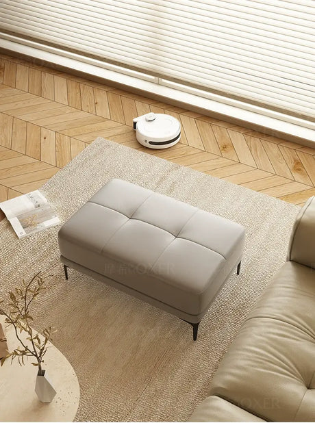 MOXER Juniper Solid Wood Footrest Compact Living Room Stool from MOXER