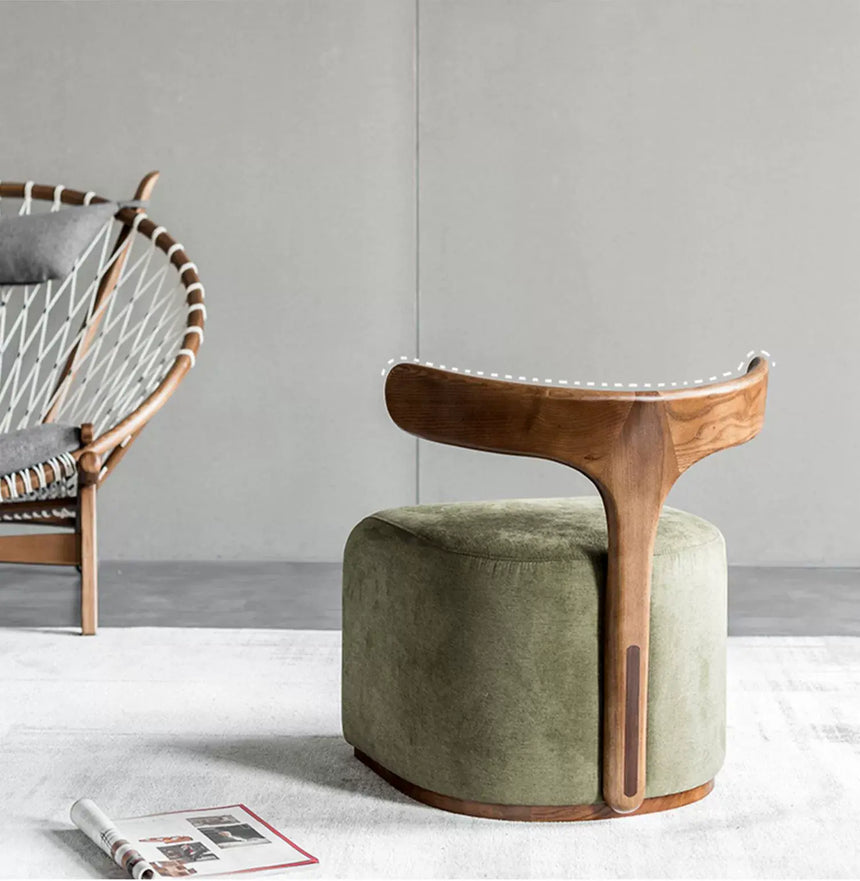 MOXER Kenshin Elegant Solid Wood Contrast Color Sofa Bench from MOXER
