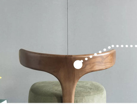 MOXER Kenshin Elegant Solid Wood Contrast Color Sofa Bench from MOXER