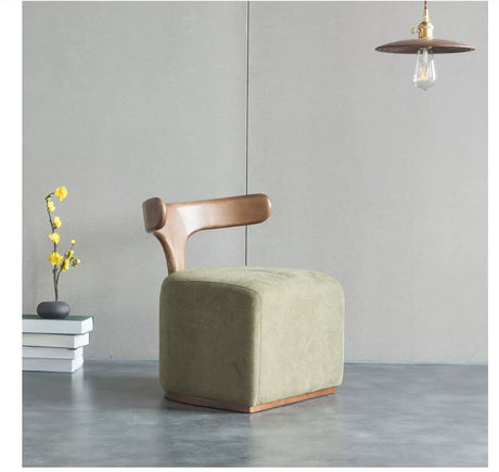 MOXER Kenshin Elegant Solid Wood Contrast Color Sofa Bench from MOXER
