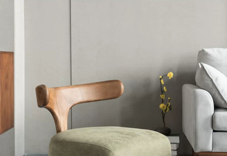 MOXER Kenshin Elegant Solid Wood Contrast Color Sofa Bench from MOXER