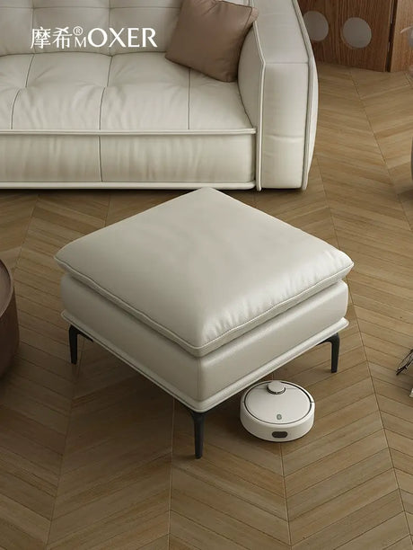 MOXER Kintsugi Elegant Luxury Leather Footstool from MOXER