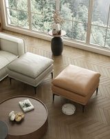 MOXER Kintsugi Elegant Luxury Leather Footstool from MOXER