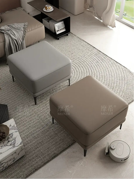 MOXER Lichtenstein Versatile Colorful Leather Stool from MOXER