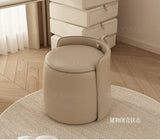 MOXER Lyleena Elegant Leather Dressing Chair from MOXER