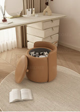 MOXER Lyleena Elegant Leather Dressing Chair from MOXER