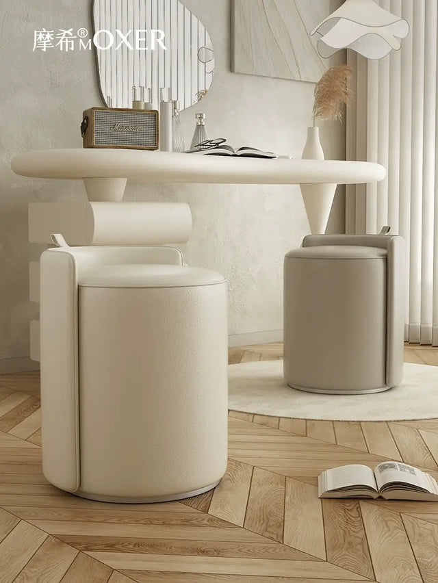 MOXER Nishikawa Elegant Luxury Swivel Makeup Chair from MOXER