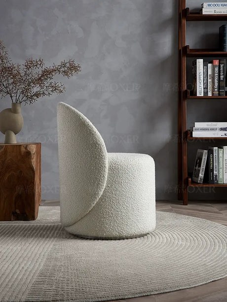 MOXER Santiago Elegant Beige Vintage Dressing Stool from MOXER