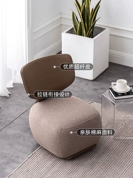 MOXER Shinju Light Luxury Nordic Recliner Chair from MOXER