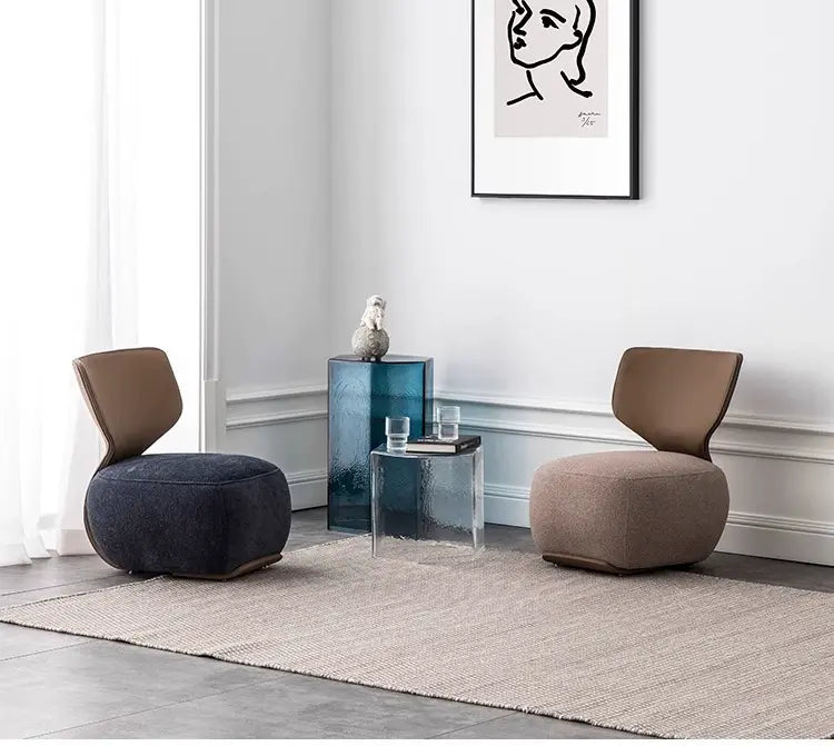 MOXER Shinju Light Luxury Nordic Recliner Chair from MOXER