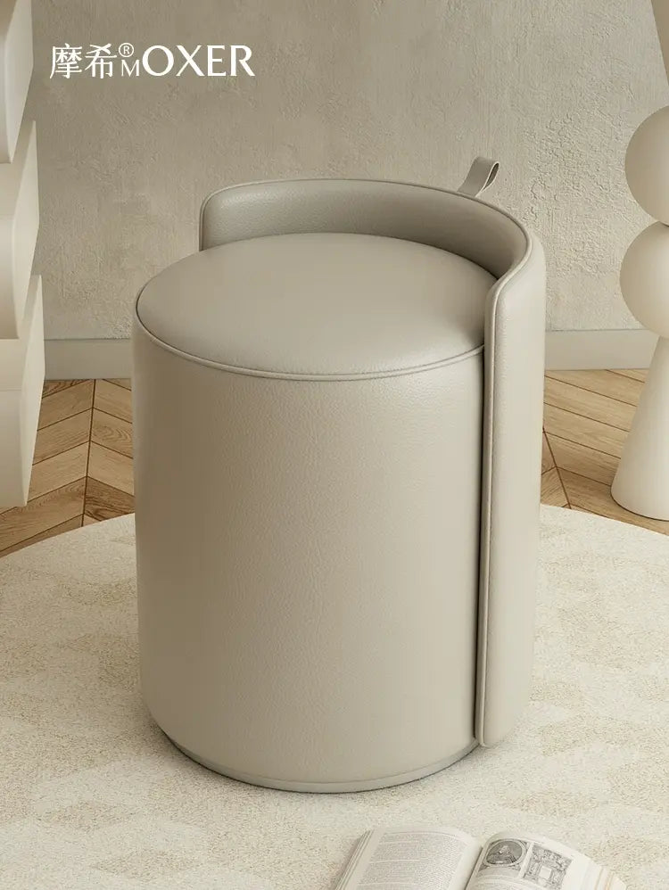 MOXER Tashiro Luxe Solid Wood Makeup Stool from MOXER